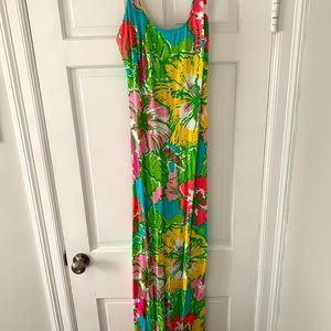 Lilly Pulitzer jersey knit maxi dress sz Small